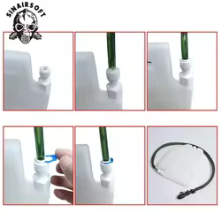 Portador de placas con hidratación 1,5L MOLLE táctico
