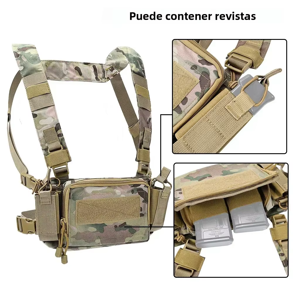 SINAIRSOFT Microcha D3CR pechera táctica para portar cargadores - imagen 5