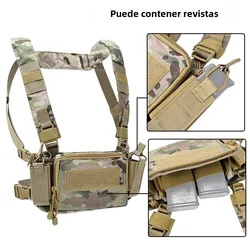 SINAIRSOFT Microcha D3CR pechera táctica para portar cargadores