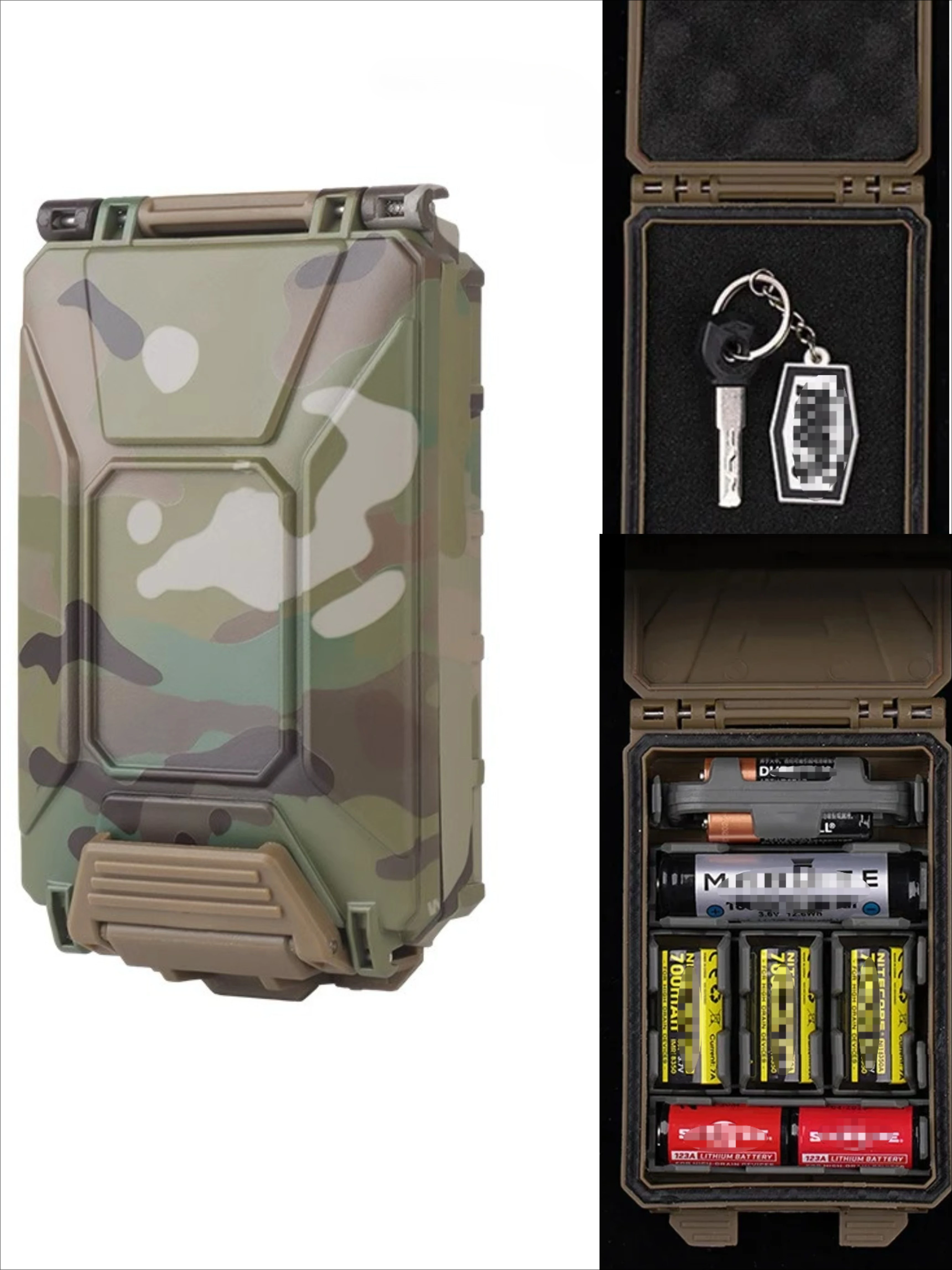 Chaleco táctico MOLLE con bolsa modular impermeable para batería