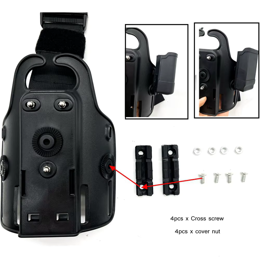 Plataforma de pierna caída táctica Glock 17 Beretta M9 PX4 MOLLE - imagen 3
