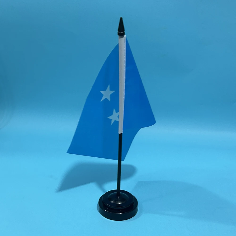 Bandera nacional de Micronesia para escritorio decorativa en poliéster - imagen 5