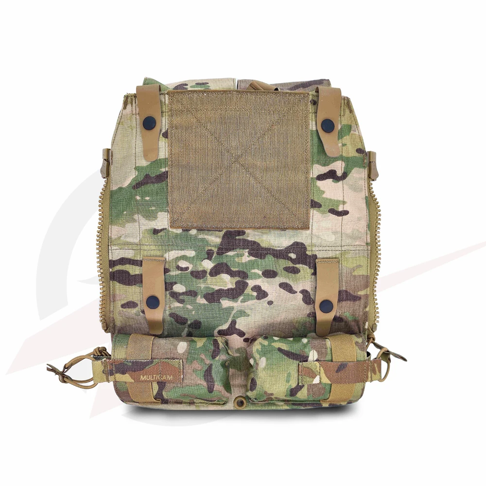 Chaleco táctico Crye Precision estilo con panel trasero y cierre - imagen 4