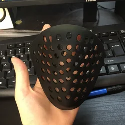 Máscara táctica de silicona con protección respiratoria para casco
