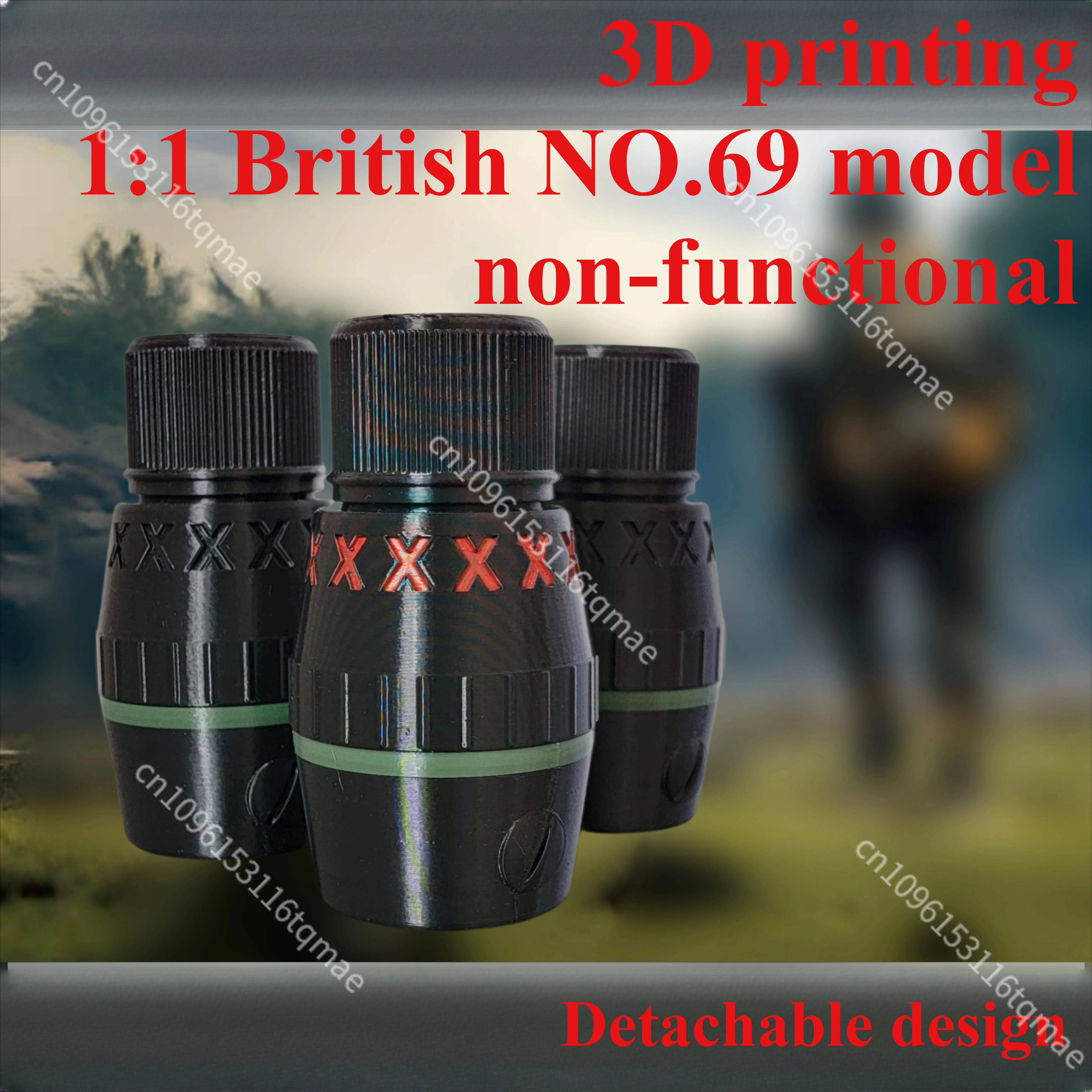 Modelo británico NO.69 impreso en 3D