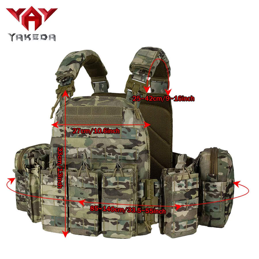 Chaleco Táctico YAKEDA MOLLE Liberación Rápida para Entrenamiento - imagen 4