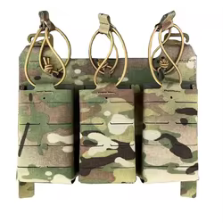 Portacargador táctico Multicam con panel de corte láser