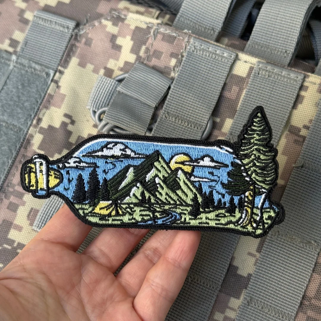 Parche bordado táctico emblema Guardia de Montaña – gancho bucle