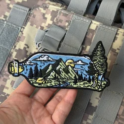 Parche bordado táctico emblema Guardia de Montaña – gancho bucle