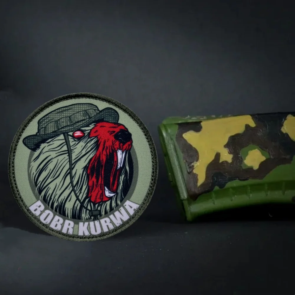 Parche “Beaver” estilo ejército militar para mochila