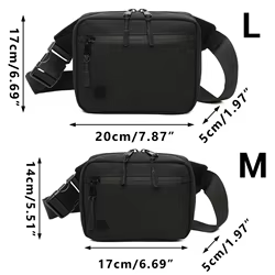Bolsa táctica para pistola oculta riñonera EDC con funda