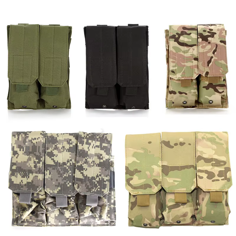 Porta revistas MOLLE doble 5,56/7,62 mm para AK-47/74, M4 y AR-15 - imagen 3