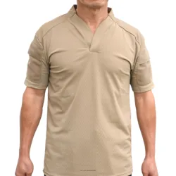 Camisa táctica SMTP002 VS manga corta nailon transpirable para verano