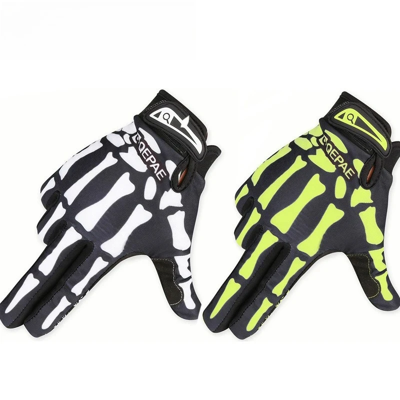 Guantes tácticos bicolor de dedo completo para ciclismo aire libre