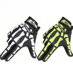 Guantes tácticos bicolor de dedo completo para ciclismo aire libre