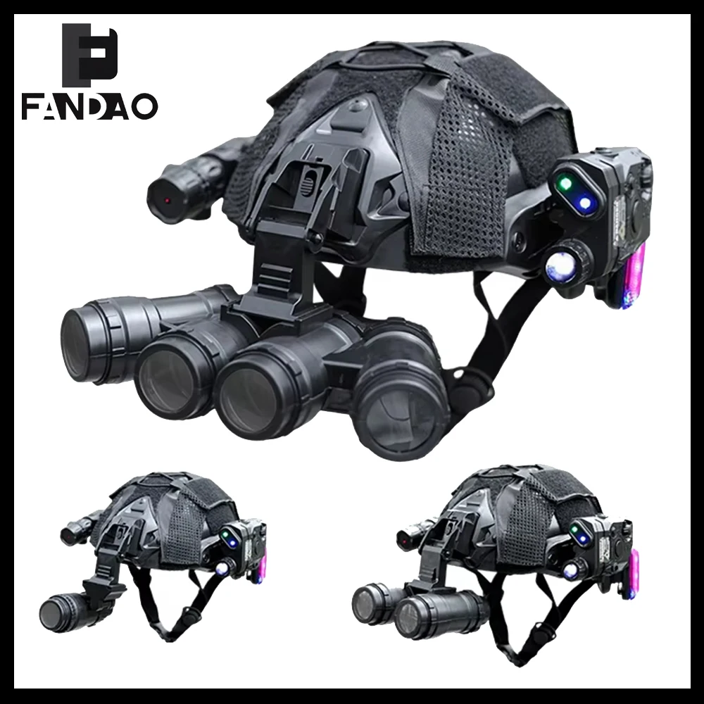 Casco táctico infantil CS ligero con luz láser NVG para disfraz - imagen 5
