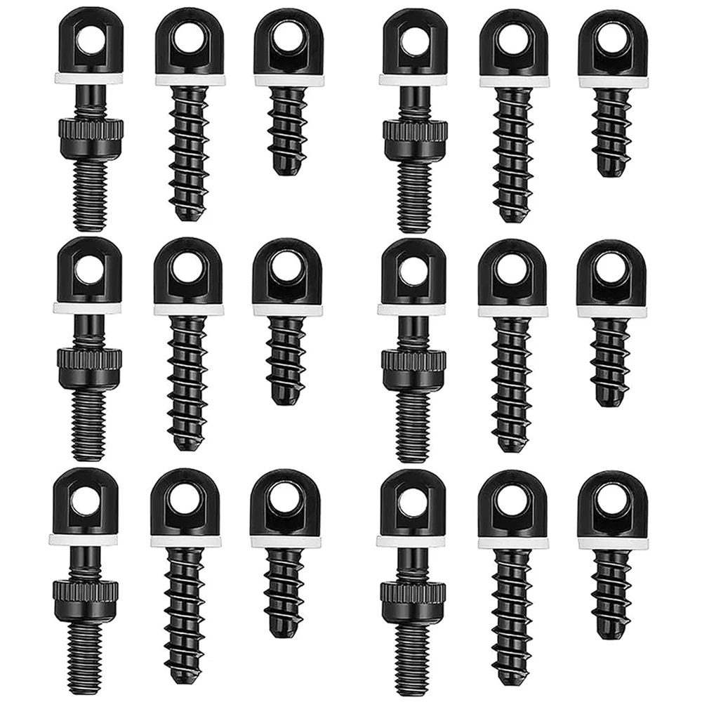 Tornillos giratorios QD para anclaje de correa en arma
