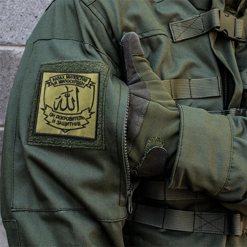 Parche táctico bordado fe religiosa con velcro de fijación - imagen 4