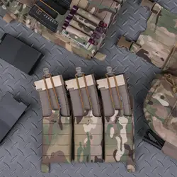 Portacargadores Triple Poseidon Defense V5 – MOLLE 5.56 y 7.62