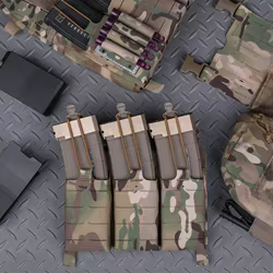 Portacargadores Triple Poseidon Defense V5 – MOLLE 5.56 y 7.62