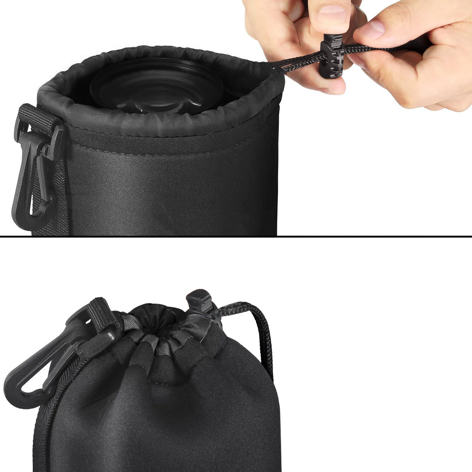 Funda impermeable para lente de cámara SLR con cordón - imagen 4