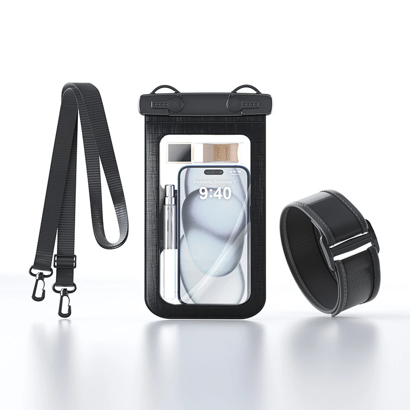Funda impermeable IPX8 sumergible para móvil con cordón al cuello