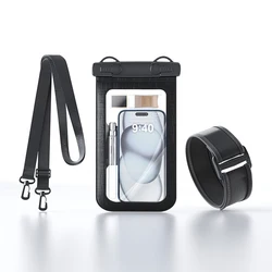 Funda impermeable IPX8 sumergible para móvil con cordón al cuello