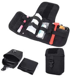 Bolsa táctica MOLLE IFAK plegable EDC para primeros auxilios