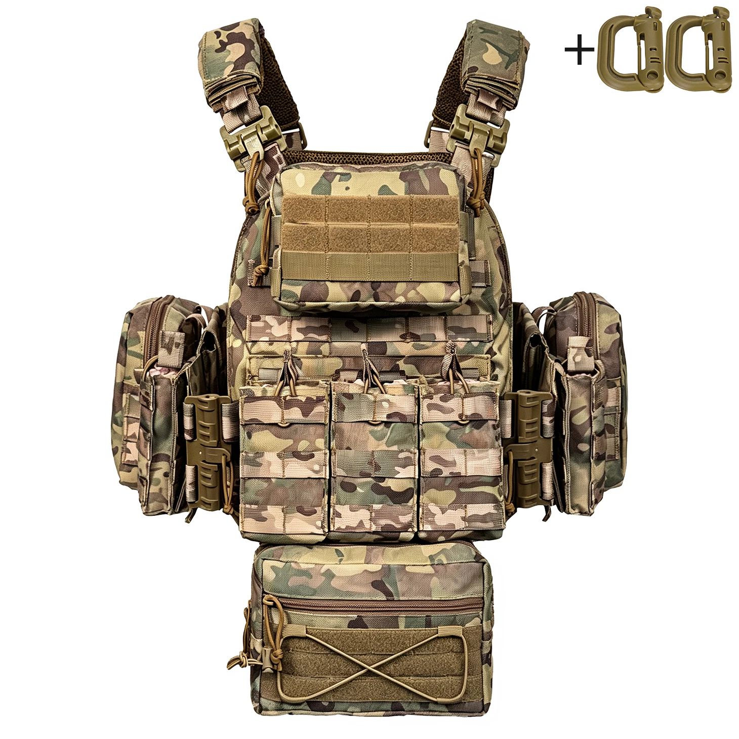 Chaleco de caza MOLLE de liberación rápida para actividades al aire libre - imagen 3