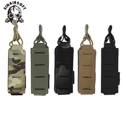 SINAIRSOFT Bolsa táctica MOLLE corte láser para cargador 9mm