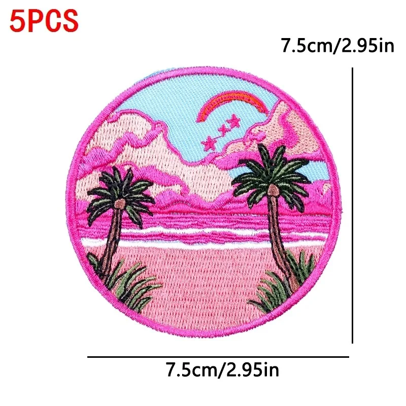 Parche termoadhesivo bordado de playa Tucker para ropa y mochilas - imagen 5