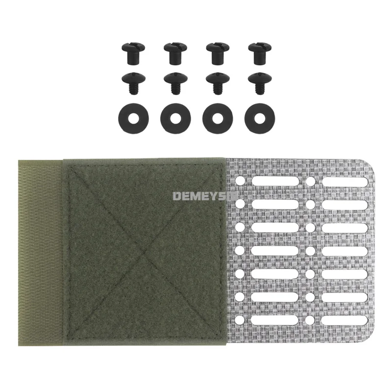 Placa Táctica Extendida MOLLE - Panel Frontal para Chalecos Portaplacas - imagen 3