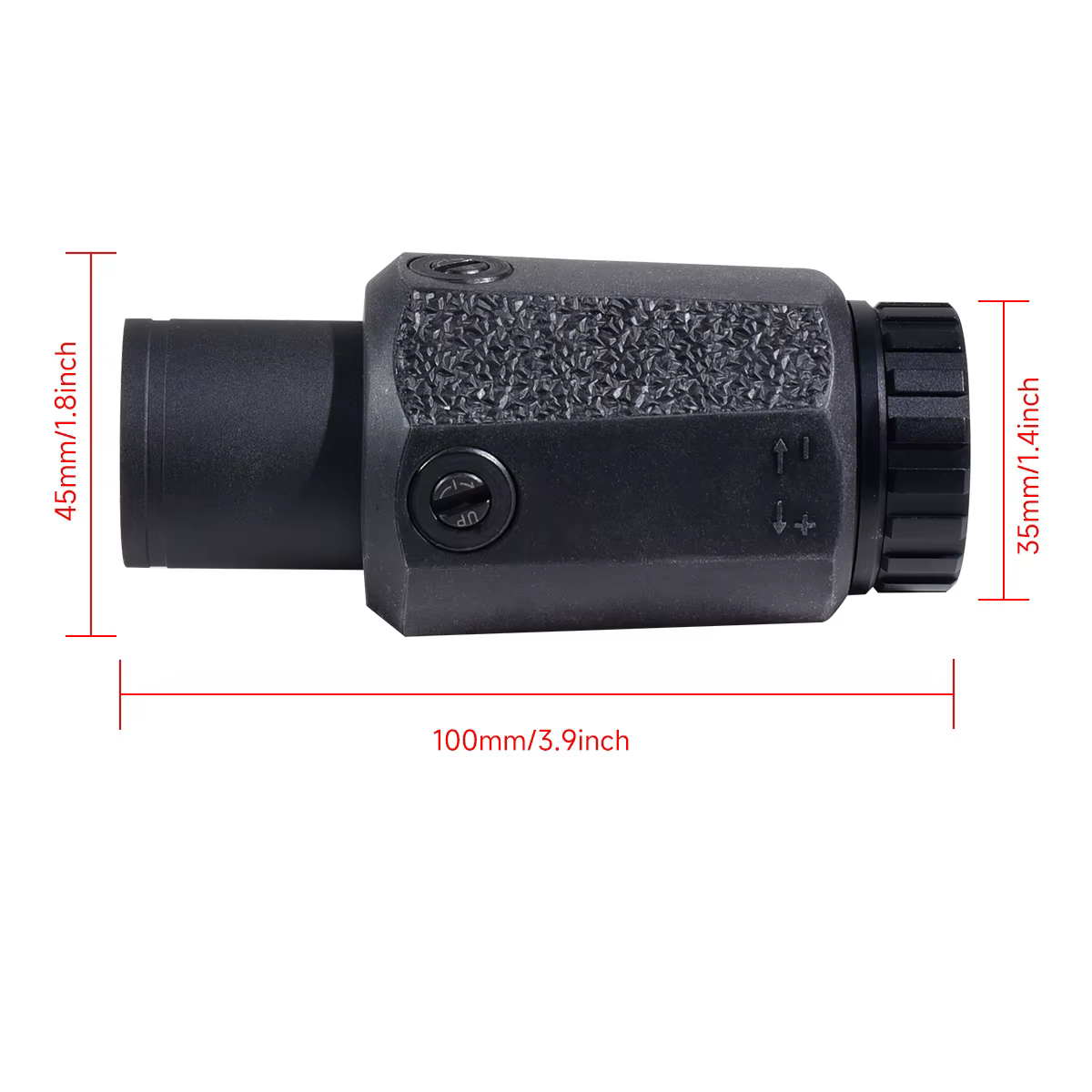Mira lupa 3x-C táctica con punto rojo y alcance Airsoft Picatinny - imagen 4