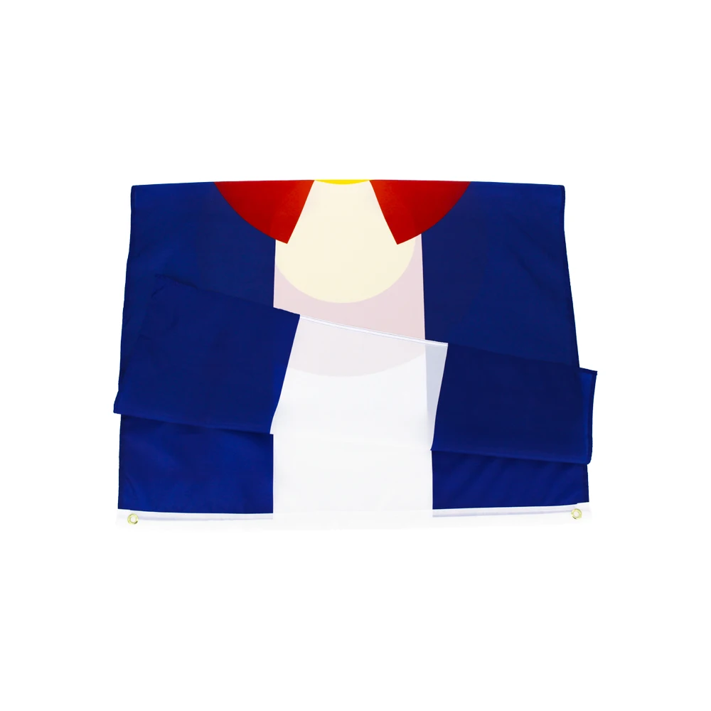 Bandera de Colorado estado EE. UU. poliéster impresa tapiz decorativo - imagen 2
