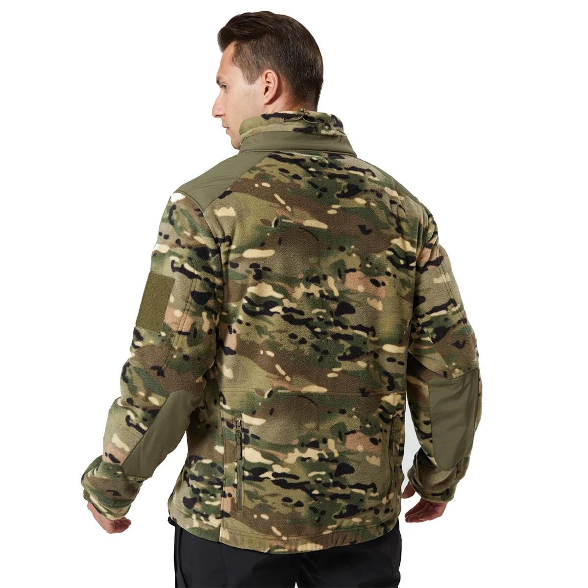 Vista general de la chaqueta camuflada