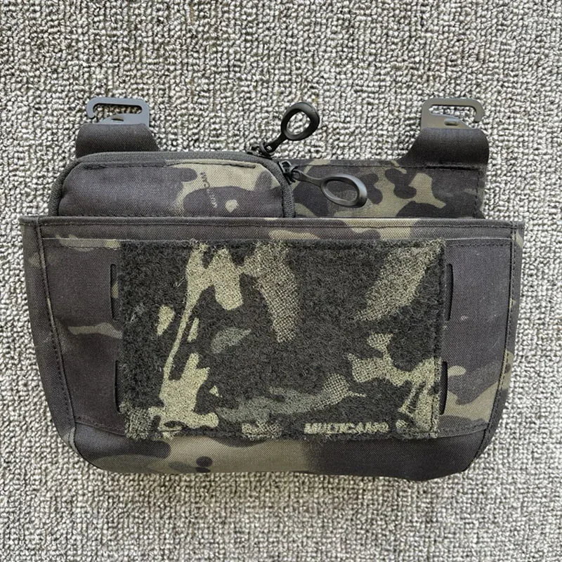 Panel frontal táctico con bolsa modular MOLLE para chalecos - imagen 4