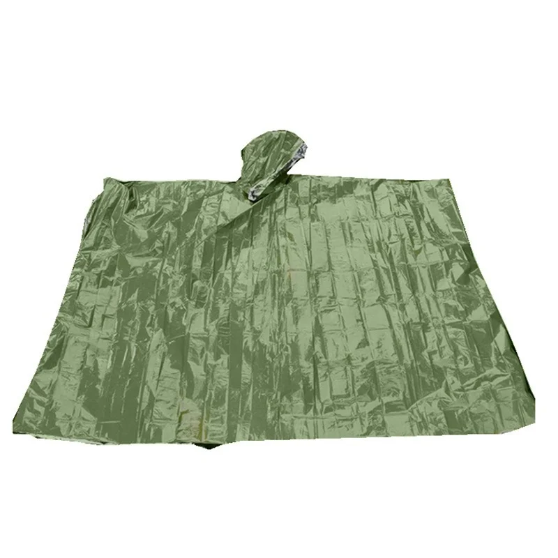 Chubasquero aluminio emergencia – Impermeable táctico ligero - imagen 3