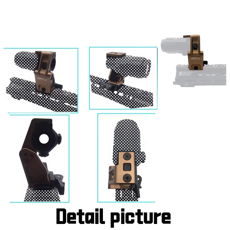 Element G43 Elevador óptica lateral metálico para airsoft - imagen 2
