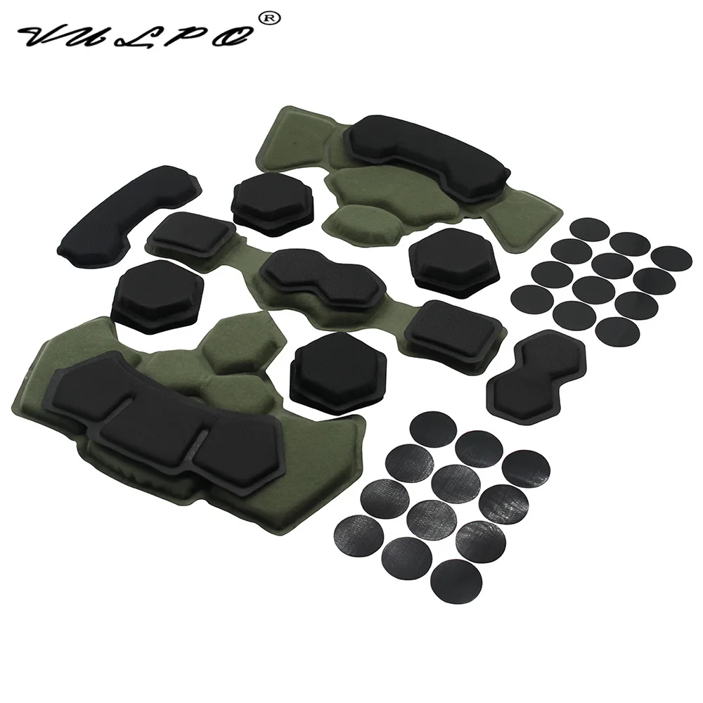 VULPO Gen4 acolchado casco espuma viscoelástica – Interior MICH airsoft