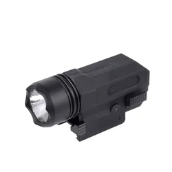 Linterna táctica QD para Glock con riel Picatinny