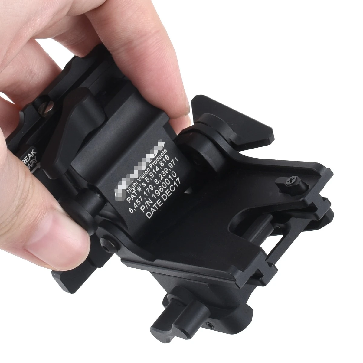 Soporte metálico aluminio NVG para gafas de visión nocturna PVS - imagen 4