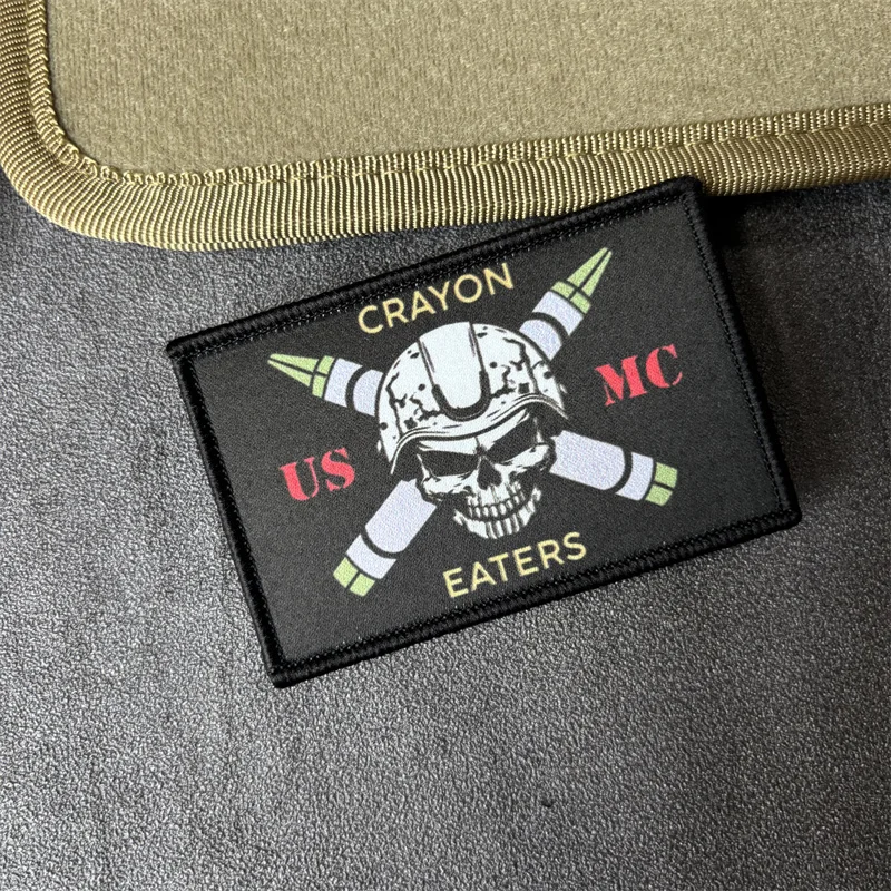 Parche táctico militar con gancho y bucle para brazalete estampado - imagen 3
