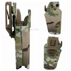 Funda táctica pistola ajustable mano derecha Glock CZ S&W