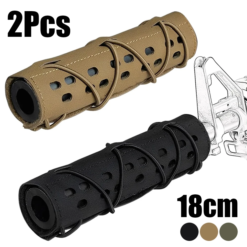Funda protectora táctica para silenciador de nailon 800D
