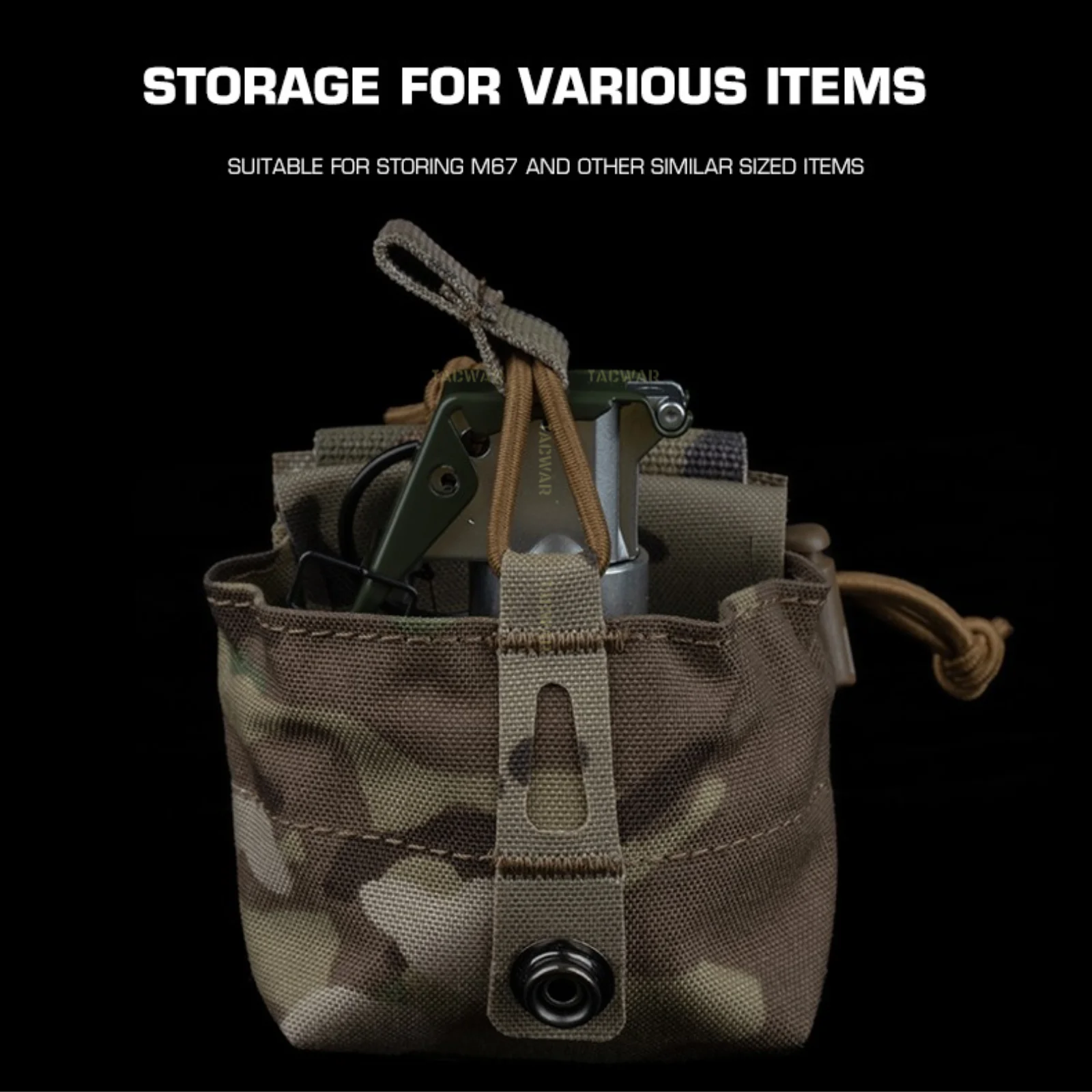 Pouch de granada airsoft M67 RGD-5 para portaplacas - imagen 2