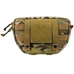 Chest Rig MOLLE táctico ligero con bolsa de descarga para caza