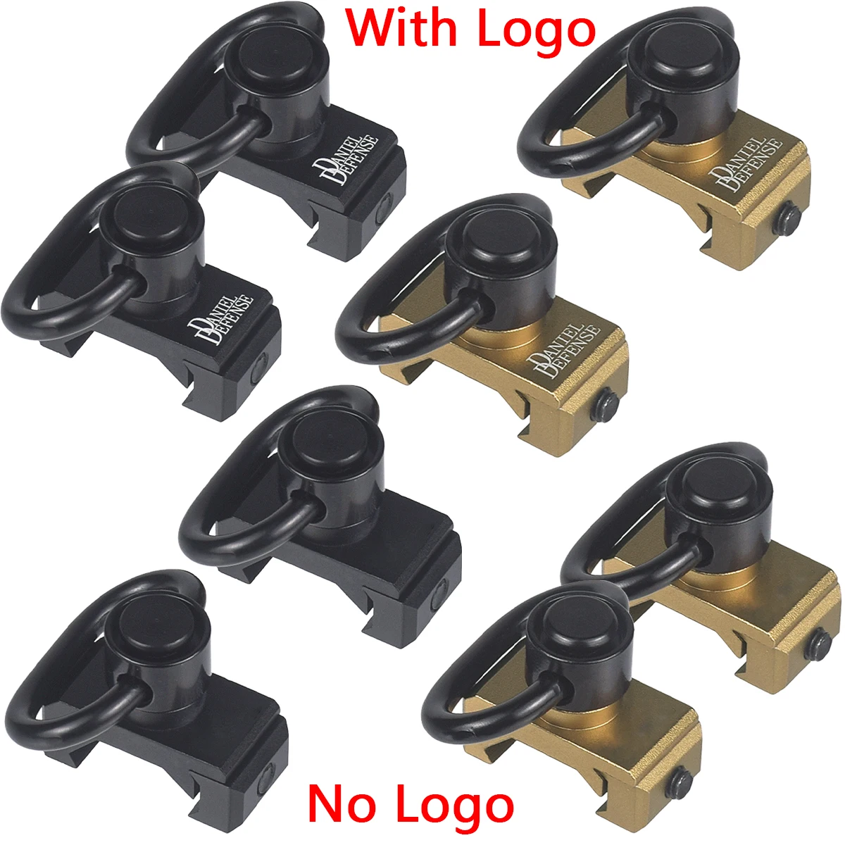 Soporte QD DD AR-15 20mm Picatinny – Montura rápida bandolera caza