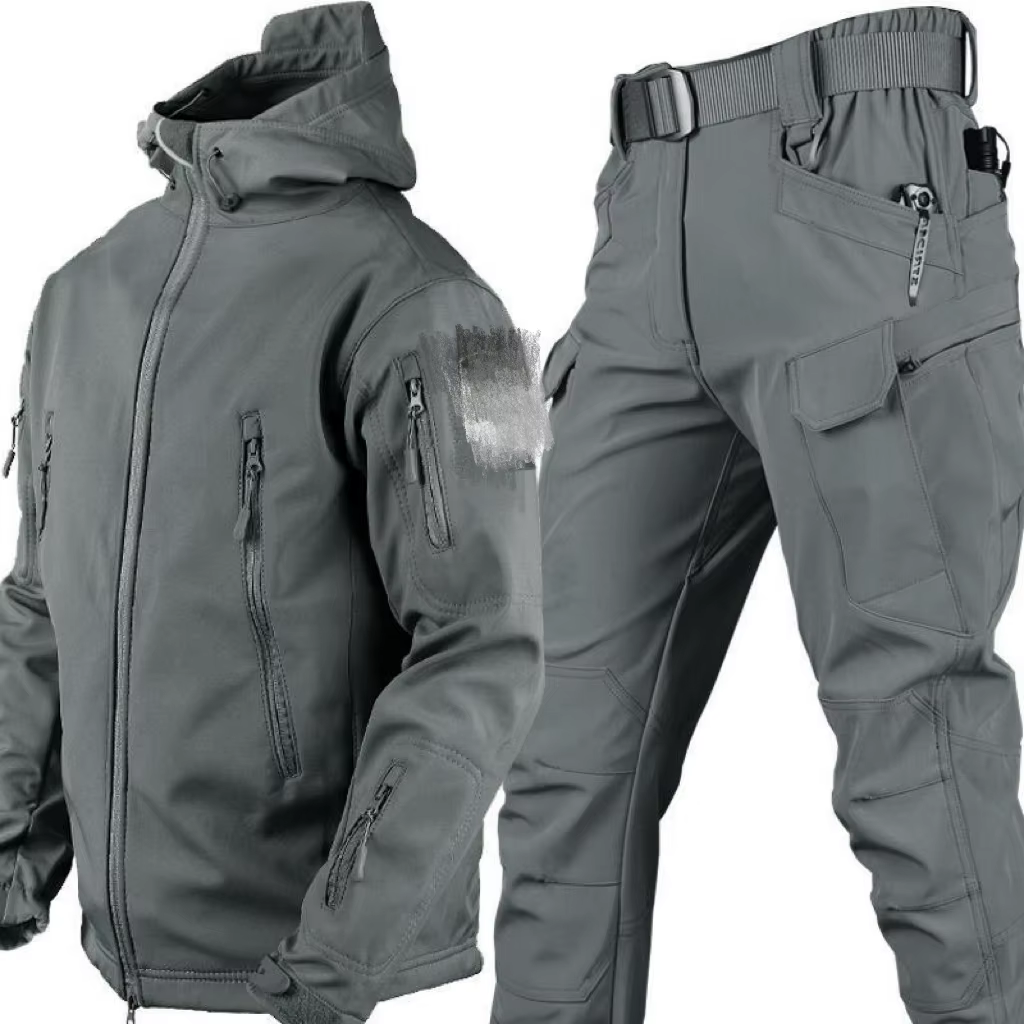 Chaqueta softshell táctica impermeable windstopper – Senderismo y exterior hombre - imagen 4