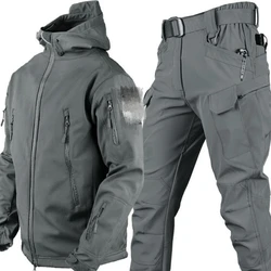 Traje softshell impermeable a prueba de viento caza senderismo