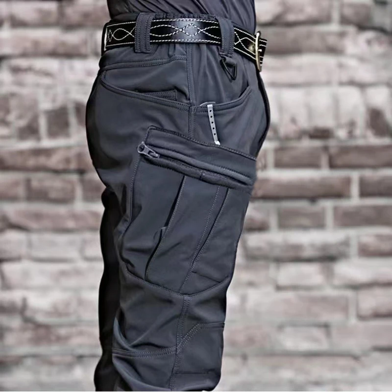 Pantalones tácticos militares elásticos de carga secado rápido - imagen 3